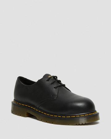 Dr Martens 1461 Slip Resistant Steel Neus Oxford Schoenen Dames Zwart | NL 425RVD